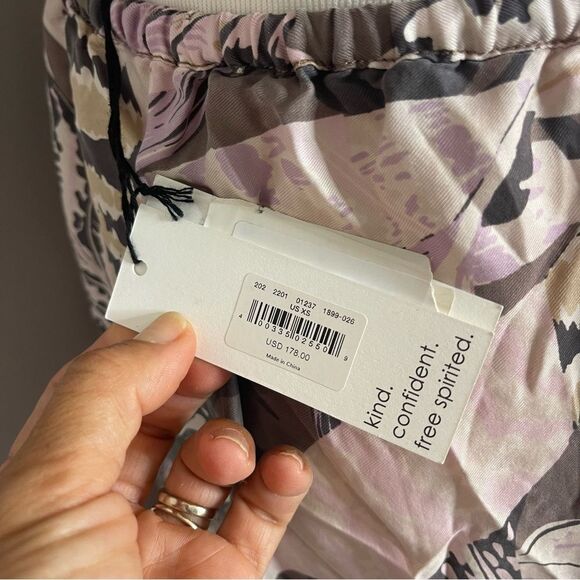 $178 Unsubscribed drew waist silk maxi skirt NWT - Picture 9 of 9